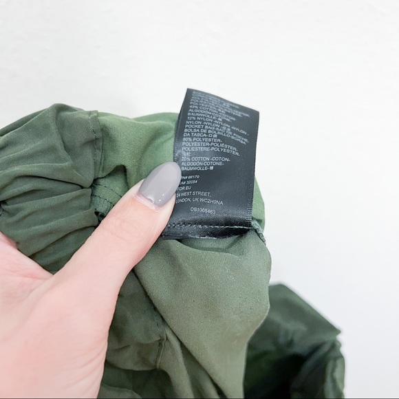 Urban Outfitters UO Evon Olive Paperbag Bag High Rise Joggers Size Small - Picture 16 of 16